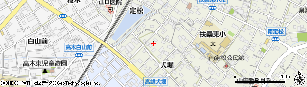 愛知県丹羽郡扶桑町高雄犬堀110周辺の地図