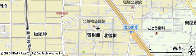 愛知県一宮市北方町北方北曽根35周辺の地図