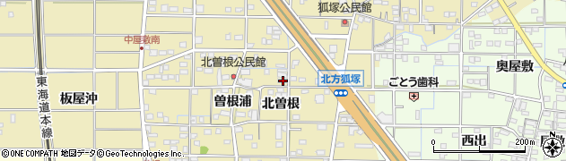 愛知県一宮市北方町北方北曽根54周辺の地図