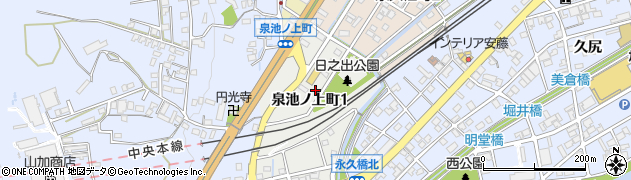 岐阜県土岐市泉池ノ上町周辺の地図