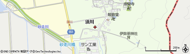 滋賀県米原市須川409周辺の地図