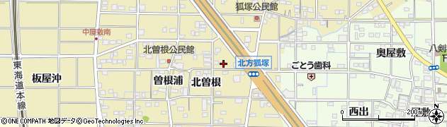 愛知県一宮市北方町北方北曽根56周辺の地図