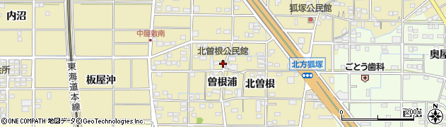 愛知県一宮市北方町北方北曽根33周辺の地図