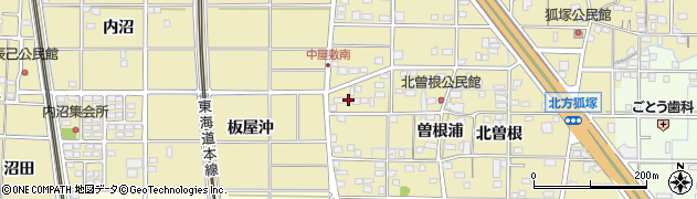 愛知県一宮市北方町北方北曽根5周辺の地図