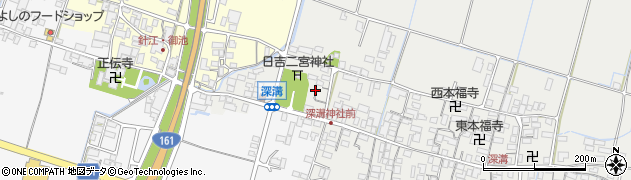 滋賀県高島市新旭町深溝1451周辺の地図