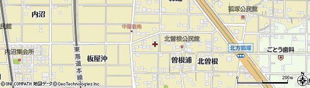 愛知県一宮市北方町北方北曽根12周辺の地図