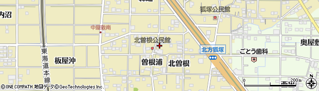 愛知県一宮市北方町北方北曽根37周辺の地図