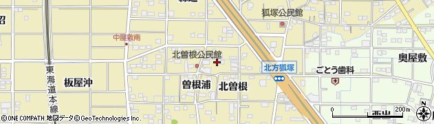 愛知県一宮市北方町北方北曽根43周辺の地図