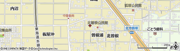 愛知県一宮市北方町北方北曽根25周辺の地図