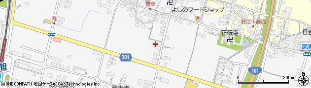 滋賀県高島市新旭町旭120周辺の地図