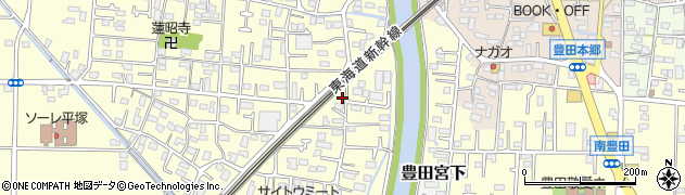 神奈川県平塚市寺田縄107周辺の地図