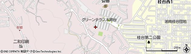 神奈川県横浜市栄区公田町周辺の地図