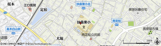愛知県扶桑町（丹羽郡）高雄（定松郷）周辺の地図
