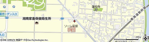神奈川県平塚市寺田縄254周辺の地図