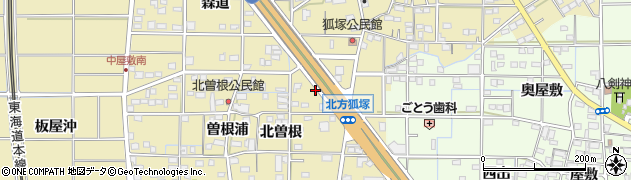 愛知県一宮市北方町北方北曽根58周辺の地図