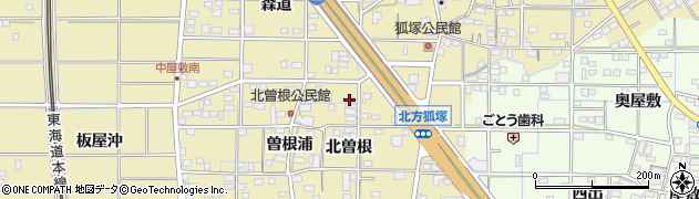 愛知県一宮市北方町北方北曽根51周辺の地図