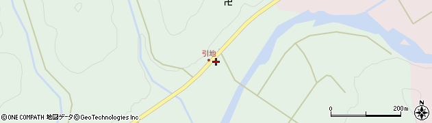 京都府綾部市睦合町下引地周辺の地図