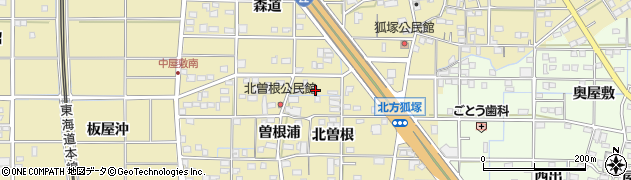 愛知県一宮市北方町北方北曽根48周辺の地図