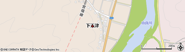 京都府福知山市下天津周辺の地図