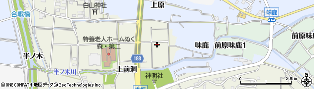 愛知県犬山市羽黒安戸南周辺の地図