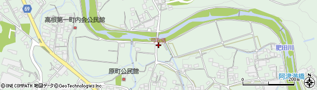 弓取橋周辺の地図