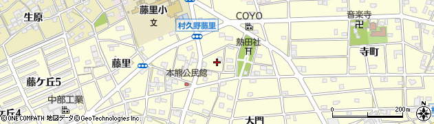 愛知県江南市村久野町宮出79周辺の地図