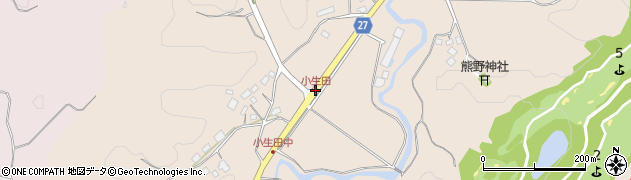 小生田周辺の地図