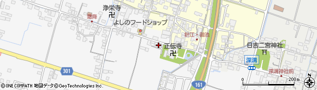 滋賀県高島市新旭町旭54周辺の地図