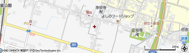 滋賀県高島市新旭町旭190周辺の地図