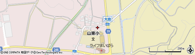滋賀県米原市大鹿557周辺の地図