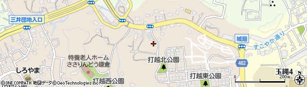 神奈川県鎌倉市城廻119周辺の地図