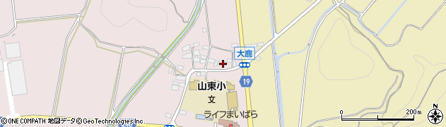 滋賀県米原市大鹿564周辺の地図