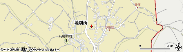 神奈川県中井町（足柄上郡）境別所周辺の地図