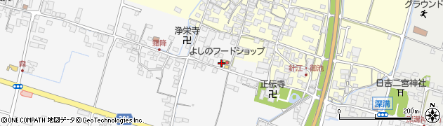 滋賀県高島市新旭町旭78周辺の地図