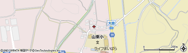 滋賀県米原市大鹿575周辺の地図