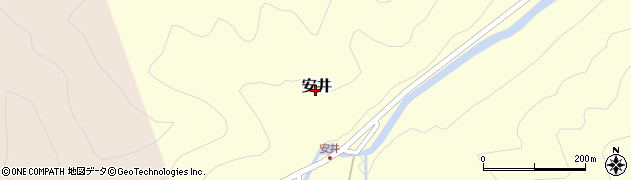 兵庫県養父市安井周辺の地図