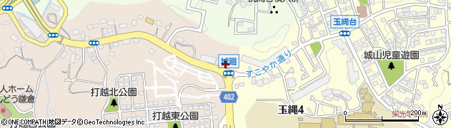 神奈川県鎌倉市城廻16周辺の地図