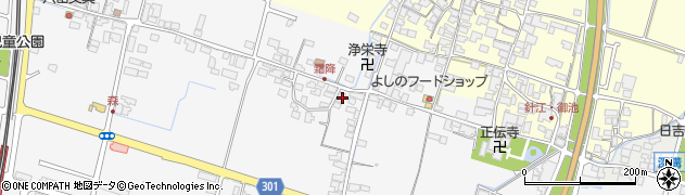 滋賀県高島市新旭町旭183周辺の地図