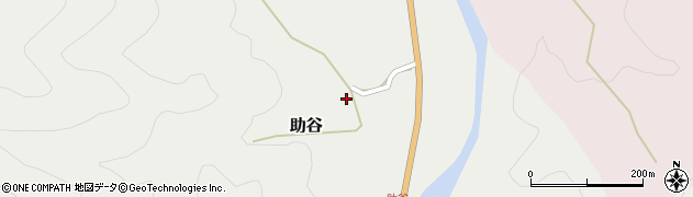 鳥取県東伯郡三朝町助谷854周辺の地図