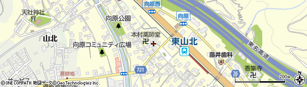 神奈川県足柄上郡山北町向原1879周辺の地図