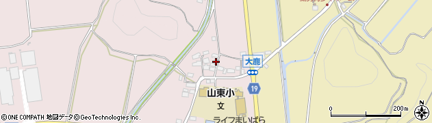 滋賀県米原市大鹿573周辺の地図