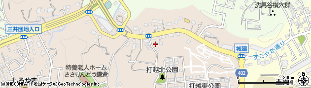 神奈川県鎌倉市城廻124周辺の地図