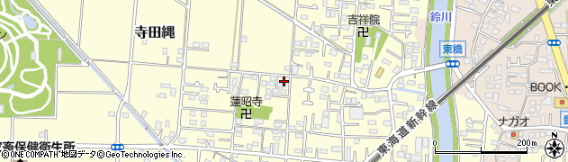 神奈川県平塚市寺田縄171周辺の地図