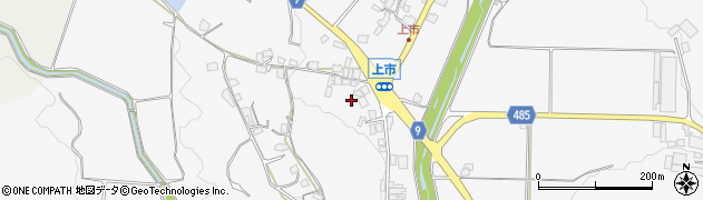 京都府綾部市物部町（城山）周辺の地図