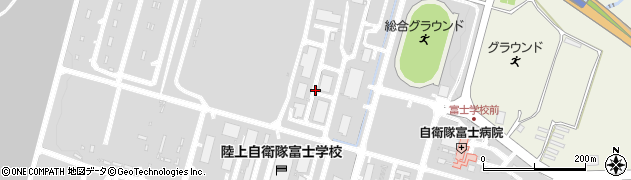 静岡県小山町（駿東郡）自衛隊富士学校周辺の地図
