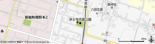 浄土寺児童公園周辺の地図