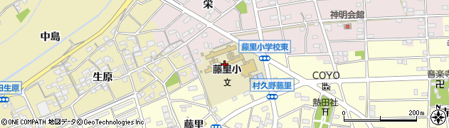 江南市立藤里小学校周辺の地図