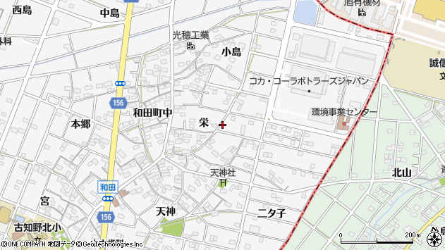 〒483-8029 愛知県江南市和田町栄の地図