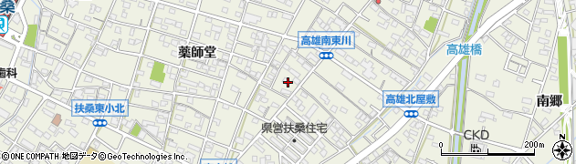 愛知県扶桑町（丹羽郡）高雄（南東川）周辺の地図