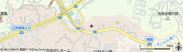 神奈川県鎌倉市城廻71周辺の地図